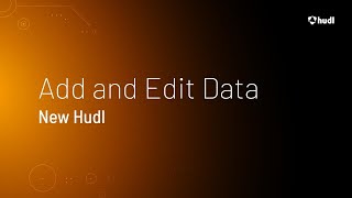 Add and Edit Data  New Hudl [upl. by Nonnairb]