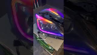 MODIFIED HEADLIGHT BY ADAMS 🤩youtubeshorts helmet bike motovlog trending viral automobile [upl. by Anwahsed161]