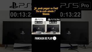 A velocidade Já pode ou tá cedo PS5 PRO vs PS5 [upl. by Noland]