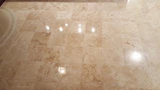 Travertine amp Limestone Tile Floor Repair Refinishing amp Restoration MDDCVA [upl. by Alair]