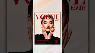 Creating a Stunning Vogue Magazine Cover Designcanvatutorial ytshorts magazinecover vogue [upl. by Eleon]