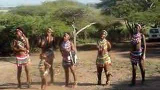 South Africa Zulu Tribal Welcome Song [upl. by Byrd]