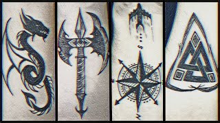 New Four Amazing👌temporary tattoos designs for you 👍 [upl. by Yrokcaz]