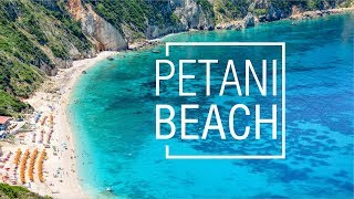 Petani Beach on Kefalonia island or Cephalonia in Greece [upl. by Eciralc]