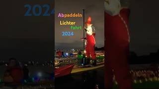 Abpaddeln Lichterfahrt 2024 beim Hanseat Hamburg [upl. by Hpesoj]