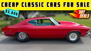 Owner Deals You Can’t Miss 15 Classic Cars SALE That Fit Your Budget And Incredibly Cheap [upl. by Burhans]