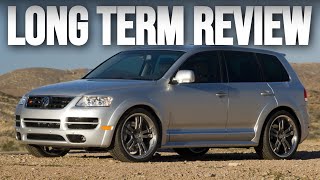 VW Touareg 50 V10 TDi  Long Term Owners Review  Pros and Cons Economy Servicing Reliability [upl. by Yerok]