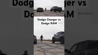 Dodge Charger vs Dodge RAM Drag Race shorts car automobile cars [upl. by Channa]