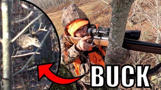 Opening Day New York Rifle Deer Hunting BUCK DOWN [upl. by Aluor83]