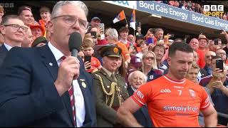 BBC SPORT  JARLATH BURNS PRESENTS THE CUP  ARMAGH V GALWAY 2024 ALL IRELAND FOOTBALL FINAL [upl. by Yvonner246]