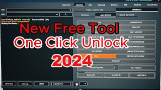 2024 New Free Tool One click Unlock 🔥Xiaomi Vivo Oppo Samsung Etc Unlock One Click [upl. by Gabriellia]