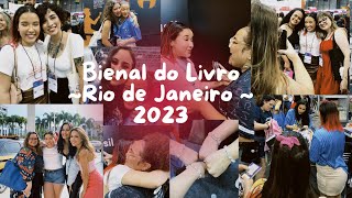 VLOG  Bienal do Livro Rio de Janeiro 2023 [upl. by Lotty]