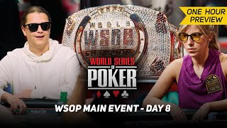 WSOP Main Event Day 8 with Kristen Foxen amp Niklas Astedt PREVIEW [upl. by Tades]