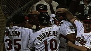 1997 ALDS Game 4 Omar Vizquels single forces a Game 5 [upl. by Etsirhc]