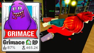 I Created a FAKE GRIMACE SHAKE Brookhaven Game [upl. by Zellner]