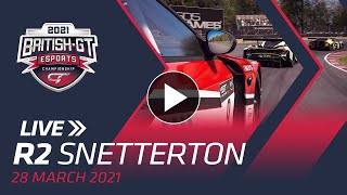 LIVE  British GT Esports Championship Snetterton [upl. by Ayaladnot279]