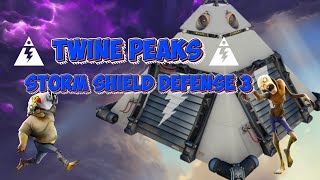 Fortnite Save The World  TWINE PEAKS Storm Shield Defense 3 Gameplay [upl. by Deden]