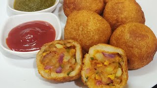 Bread Bonda Recipe सबसे आसान सबसे क्रिस्पी है ये ब्रेड बोंडा  Bread Pakora Recipe [upl. by Atiekahs]