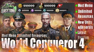 World Conqueror 4 Mod Apk  Mod Menu  Latest Version  Unlimited Resources [upl. by Obellia]