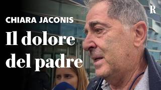 CHIARA JACONIS il dolore del PADRE quotGrazie a chi ci è stato vicinoquot [upl. by Leina]