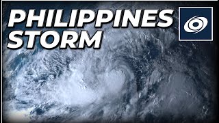 Severe Tropical Storm Kristine Trami reaches the Philippines [upl. by Retsof]