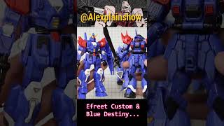 shorts blue destiny efreet custom gundam timesup [upl. by Pompea]