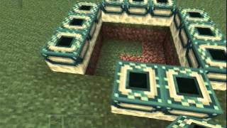 How to Make an End Portal in Minecraft Xbox 360 Edition [upl. by Sauncho]