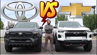 2024 Tacoma TRD OffRoad vs 2024 Colorado ZR2 How Are These The Same Price [upl. by Anni171]