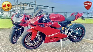 PANIGALE 899 VS PANIGALE V2 Testride Ducati Panigale 899 2014 [upl. by Opalina]