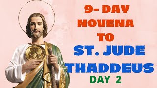 9DAY NOVENA TO ST JUDE THADDEUS  DAY 2 [upl. by Ahsurej]