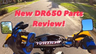 DR650 New Parts Review [upl. by Eserahs]