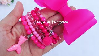 kit de Pulseiras Infantil  Poly Formozo [upl. by Shaya]