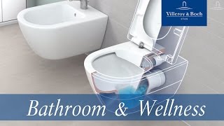 DirectFlush  Rimless Toilet  Villeroy amp Boch [upl. by Annayi]