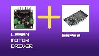 How to connect a ESP32 to the L298N motor driver [upl. by Cuthburt]