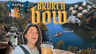 FALL BREAK IN BROKEN BOW ⛰️ Kayaking reading safari park 🛶 VLOGTOBER 2024 [upl. by Clovis]