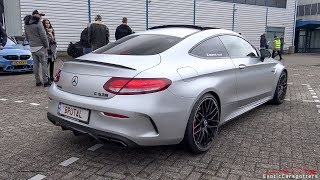 630HP Stage 2 Mercedes C63 S AMG Coupe w iPE Exhaust  LOUD Revs amp Accelerations [upl. by Ynatsed]