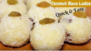 rava ladoo recipe  rava laddu recipe  how to make sooji laddu or sooji ladoo [upl. by Aneahs]