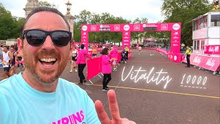 Vitality 10000 2022 Race Vlog  10k Pb Chase [upl. by Leora]