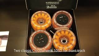 Cloudwheels donut 105H  Backfire G2 Black  unboxing installation impressions ENGLISH VERSION [upl. by Anoblav115]