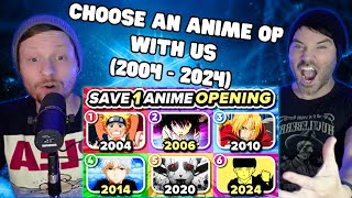 Choose One Anime Op Per Year With Us 2004 2024 [upl. by Krause]