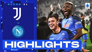 JuventusNapoli 01  Stoppage time drama in Turin Goals amp Highlights  Serie A 202223 [upl. by Armalda]