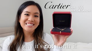 CARTIER LOVE NECKLACE  honest review [upl. by Anoiek]