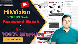 hikvision nvr password reset in 5min  Hikvision IP Camera के Password को Reset करने का Easy Way [upl. by Idarb]