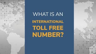 What are International tollfree numbers [upl. by Ydieh993]