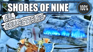 God of War Ragnarok  Shores of Nine All Collectible Locations Midgard [upl. by Acissey]