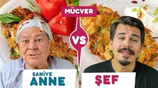 Anne vs Şef B7 SaniyeAnneYemekler  Kimin Mücver Tarifi Daha Başarılı [upl. by Mell]