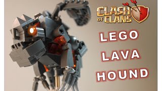 LEGO Clash of Clans quotLava Houndquot MOC Review [upl. by Sibylle]