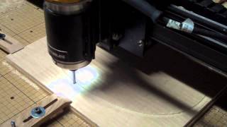 Cutting A Guitar Top With An XCarve 3D Carving Machine [upl. by Seiter]