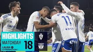 Resumen de Real Zaragoza vs CD Leganés 10 [upl. by Enytnoel425]