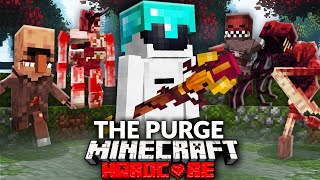 100 Players Simulate Minecrafts Scariest Purge [upl. by Fields885]